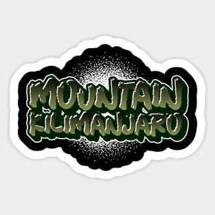 Mountain Kilimanjaro Sticker